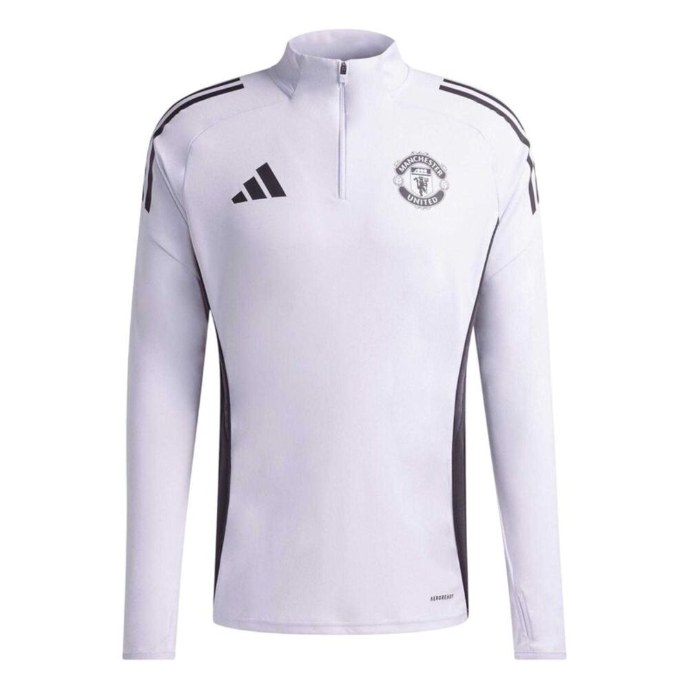 Adidas Mens Manchester United FC Track Top / Purple/Black
